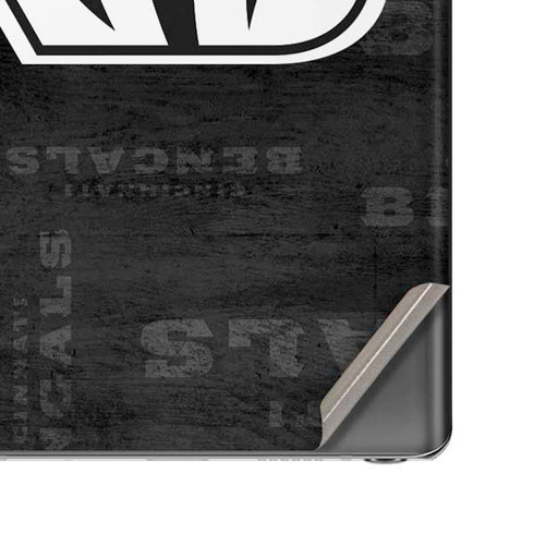 NFL Cincinnati Bengals Black & White Galaxy Note20 5G Skin